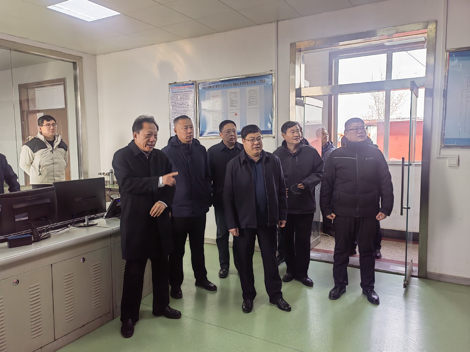 劉忠波帶隊(duì)到級索煤礦督導(dǎo)煤礦安全生產(chǎn)工作